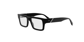 DIAGONAL FENDI DIAG FE50114I style-color 001 Acetate Shiny Black With Demo Lenses