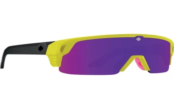 Spy MONOLITH 5050 style-color 1181 Matte Neon Yellow / Happy Bronze with purple Spectra Mirror Lens