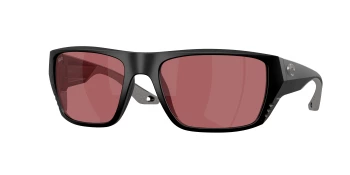 Costa Del Mar 6S9118 FINLET 06S9118 style-color 911810 Matte Black / Rose Lightwave Glass Lens