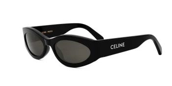 Celine CL40288I style-color 01A Acetate Shiny Black With Grey Normal Lenses