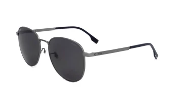 Hugo Boss BOSS 1536/F/S Asian Fit style-color Matte Dark Ruthenium R80 / GREY Lens