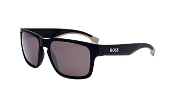 Hugo Boss BOSS 1497/S style-color Matte Black Beige 087 / BROWN Lens