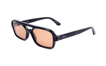 Retrosuperfuture VICO BLACK style-color Striated Black 0N4 / BROWN Lens