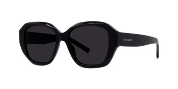 Givenchy GV DAY GV40075I style-color 01A Acetate Shiny Black / Smoke Lens