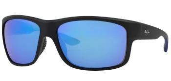 Maui Jim Southern Cross style-color B815-02 Matte Black / Blue / Blue Hawaii Lens