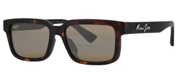Maui Jim HIAPO ASIAN FIT style-color H655-10 Matte Dark Havana / HCL Bronze Lens