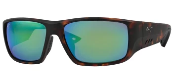 Maui Jim KEHA ASIAN FIT style-color GM664-10 Matte Dark Havana / MAUIGreen Lens