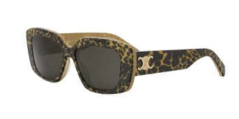 Celine TRIOMPHE CL40216U style-color 99A Acetate Shiny Yellow With Grey Normal Lenses