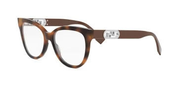 Fendi FE50093I style-color 053 Acetate Shiny Havana With Demo Lenses