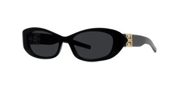 Givenchy 4G LIQUID GV40094I style-color 01A Acetate Shiny Black With Grey Normal Lenses