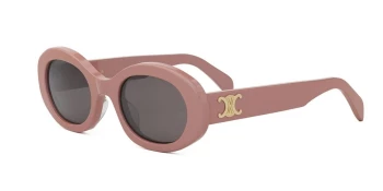 Celine TRIOMPHE CL40194U style-color 72A Acetate Shiny Rose With Grey Normal Lenses