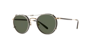 Garett Leight WILSON CLIP-ON style-color S/G15 Silver/G15