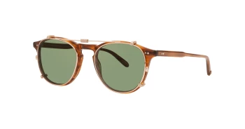 Garett Leight HAMPTON CLIP-ON M style-color G/GRN Gold / Green