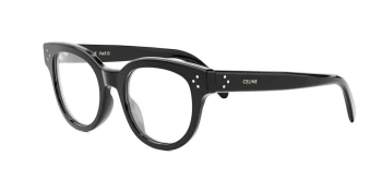 Celine 3 DOTS CL50109I style-color 001 Acetate Shiny Black