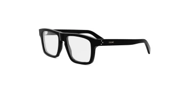 Celine 3 DOTS CL50160I style-color 001 Acetate Shiny Black With Demo Lenses