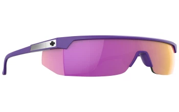 Spy SUPER FLYNN style-color 2892 Ansi Matte Purple / Happy Gray Green with Pink Mirror Lens