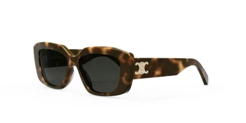 Celine TRIOMPHE CL40216U style-color 53A Acetate Shiny Havana / Smoke Lens