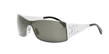 Celine CL40283U style-color 16A Metal Shiny Palladium / Smoke Lens