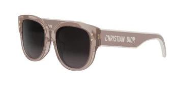 Dior CD40157F style-color 72F Acetate Shiny Light Pink / Gradient Brown Lens