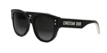 Dior CD40157I style-color 01B Acetate Shiny Black / Gradient Smoke Lens