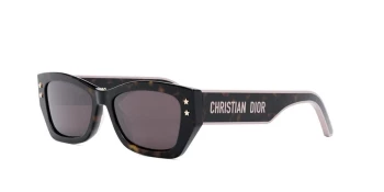 Dior CD40113U style-color 52S Acetate Shiny Dark Havana / Bordeaux Lens