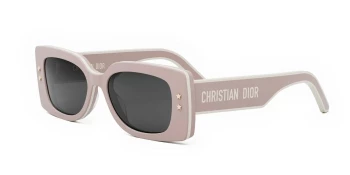Dior CD40098U style-color 72A Acetate Shiny Light Pink / Smoke Lens