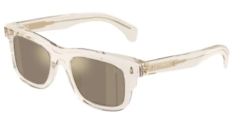 Moncler ME6004 CLARO 0ME6004 style-color 30035A Transparent Butter / Light Brown Mirror Gold Lens