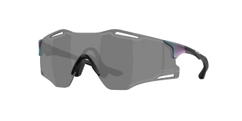 Oakley OO9512D CYBR ZERO 0OO9512D style-color 951207 Matte Purple / Green Colorshift / Prizm Black Lens