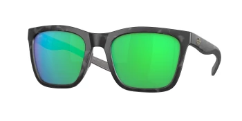 Costa Del Mar 6S9037 PANGA 06S9037 style-color 903711 Matte Gray Tortoise / Green Mirror Polycarbonate Lens