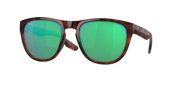 Costa Del Mar 6S9082 IRIE 06S9082 style-color 908206 Tortoise / Green Mirror Lightwave Glass Lens