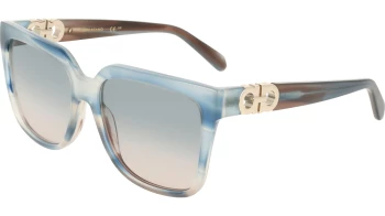 Salvatore Ferragamo SF2109S style-color 314 Striped Sand Blue