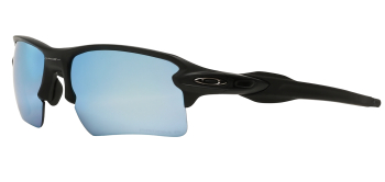 Oakley FLAK 2.0 XL OO9188 style-color 918858 Matte Black / Prizm Deep Water Polarized Lens