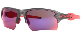 Oakley FLAK 2.0 XL OO9188 style-color 918804 Matte Grey Smoke / Prizm Road Lens