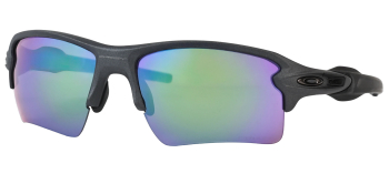 Oakley FLAK 2.0 XL OO9188 style-color 9188F3 Steel / Prizm Road Jade Lens