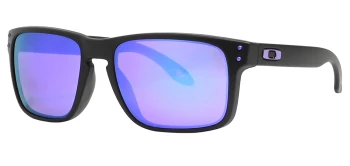 Oakley HOLBROOK OO9102 style-color 9102K6 Matte Black / Prizm Violet Lens