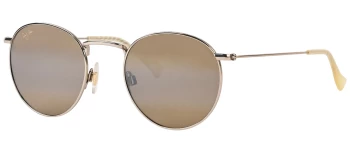 Maui Jim PŪKAUA style-color H667-16A Shiny Light Gold With Orange & Yellow / HCL Bronze Lens