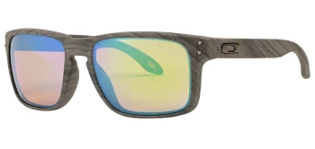 Oakley HOLBROOK OO9102 style-color 9102J8 Woodgrain / Prizm Shallow Water Polarized Lens