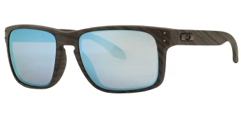Oakley HOLBROOK OO9102 style-color 9102J9 Woodgrain / Prizm Deep Water Polarized Lens