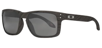 Oakley HOLBROOK OO9102 style-color 9102W9 Woodgrain / prizm black polarized Lens