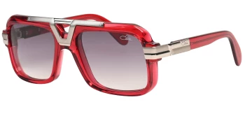 Cazal MOD 664 style-color 004 Red - Silver / Gradient Bordeaux Lens