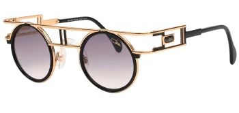 Cazal MOD 668/3 style-color 001 Black - Gold / Smoke Lens