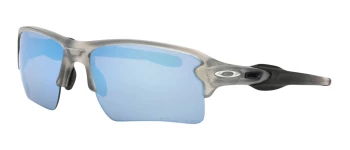 Oakley FLAK 2.0 XL OO9188 style-color 9188J9 Matte Grey Ink / Prizm Deep Water Polarized Lens