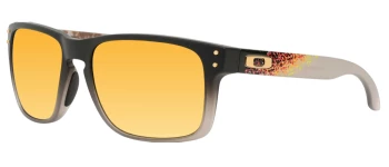 Oakley HOLBROOK OO9102 style-color 9102AH Troy Lee Designs Black Fade / Prizm 24K Polarized Lens
