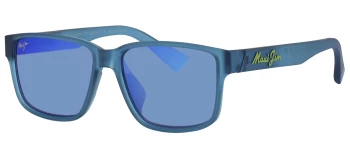 Maui Jim KUNIAHI AF style-color Matte Transparent Blue / Blue Hawaii Lens