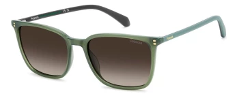 Polaroid PLD 4207/S/X style-color 1EDLA Green EDLA / LA BROWN SHADED POLARIZED A Lens