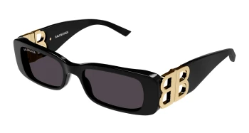 Balenciaga BB0096S style-color Black/GOLD 001 / GREY Lens