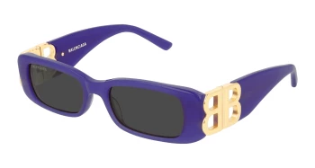 Balenciaga BB0096S style-color Violet/GOLD 004 / GREY Lens