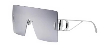 Dior CD40102U style-color 16C Metal Shiny Palladium / Smoke Mirror Lens