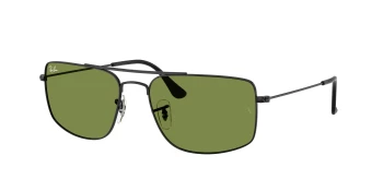 Ray-Ban RB3779 EXPLORER 3 0RB3779 style-color 002/4E Black / Green Lens