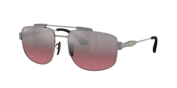 Ray-Ban RB3789M style-color F1247A Gunmetal / Polarized Wine Chromance Lens